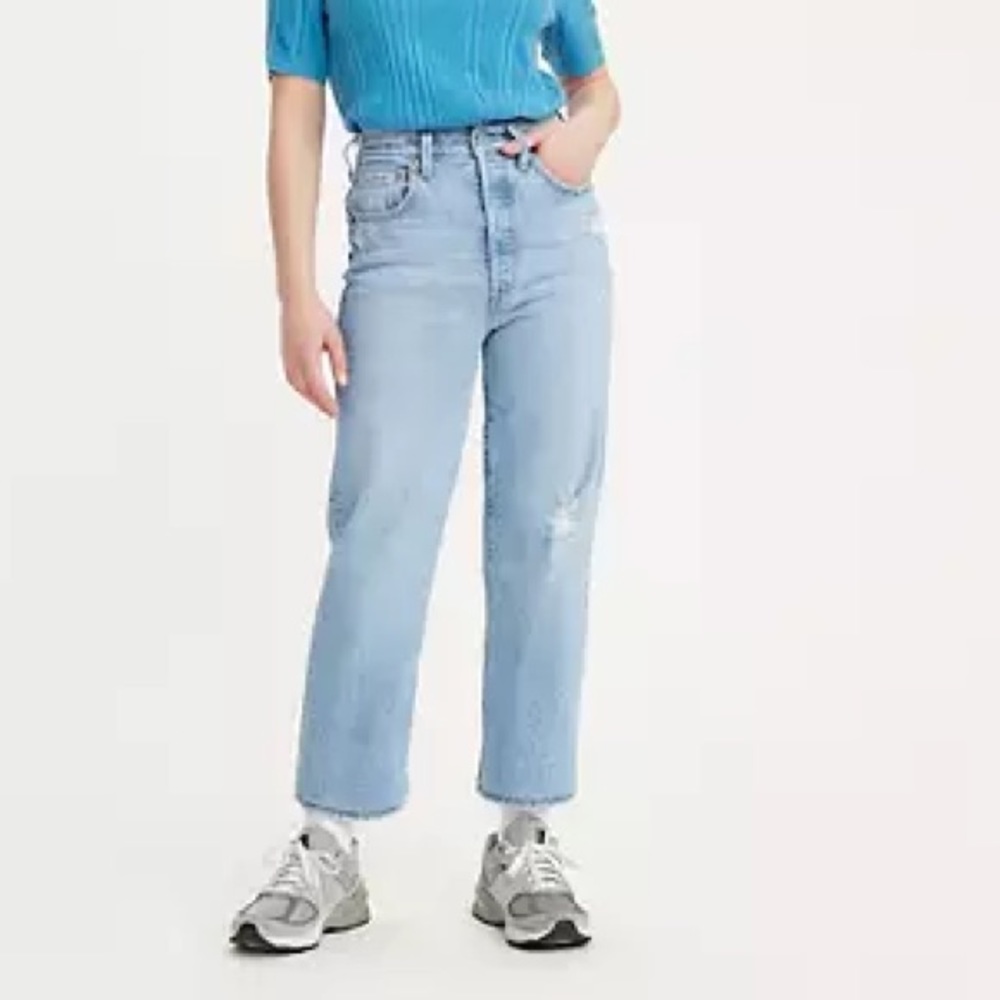 LEVI’S RIBCAGE ANKLE STRAIGHT JEANS